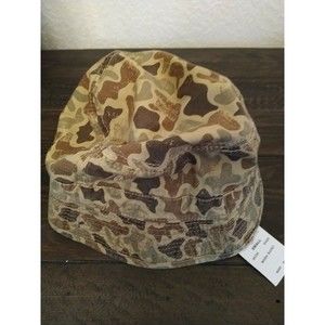 New A-KURTZ Authentic Military Marsh Camo Bucket Hat Cap Khaki AK354 Small